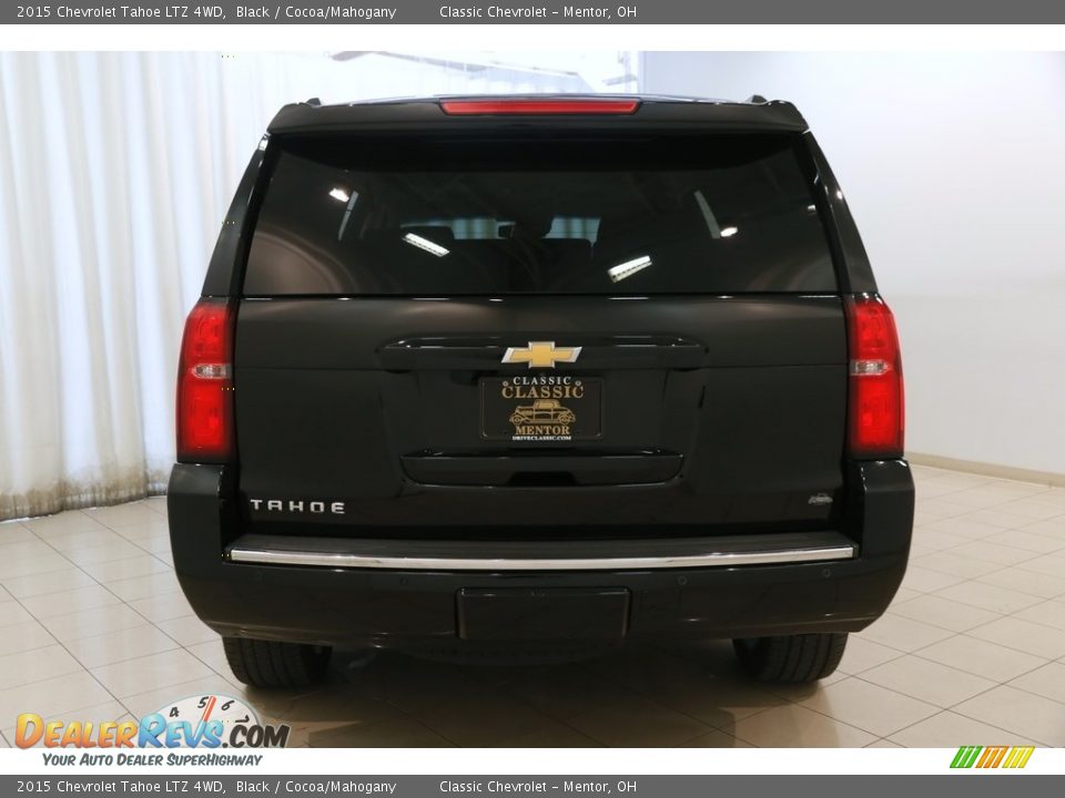 2015 Chevrolet Tahoe LTZ 4WD Black / Cocoa/Mahogany Photo #22