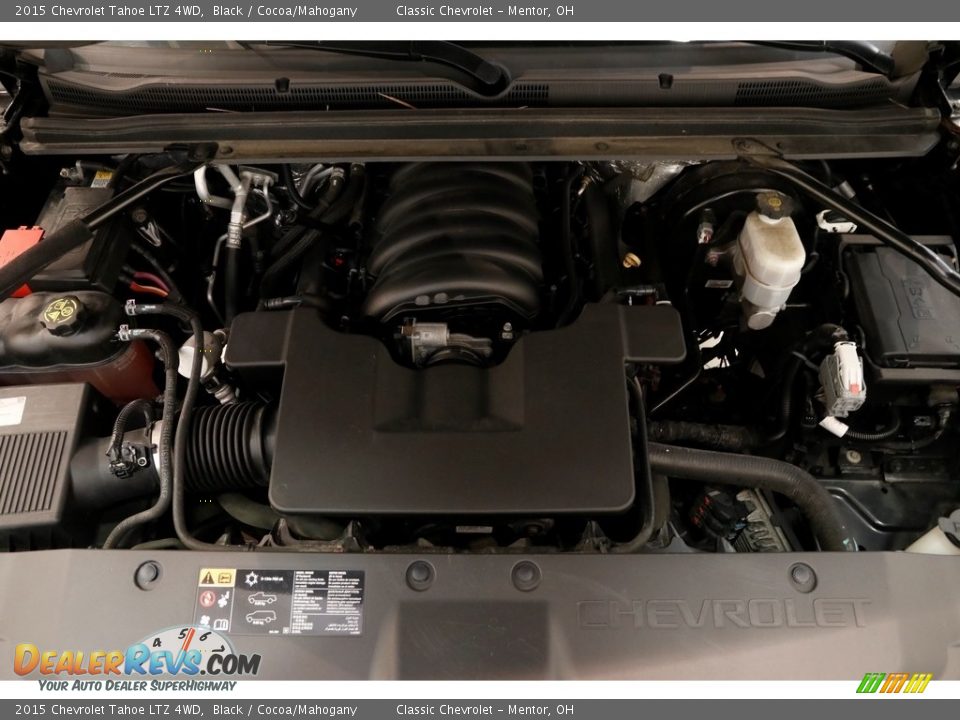 2015 Chevrolet Tahoe LTZ 4WD Black / Cocoa/Mahogany Photo #23