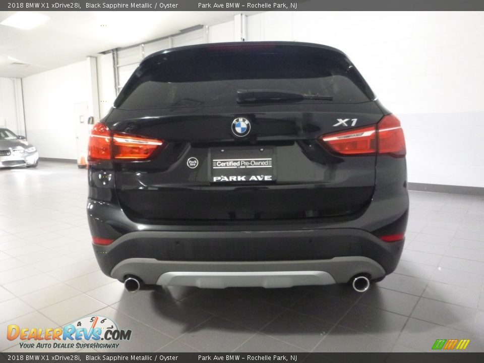 2018 BMW X1 xDrive28i Black Sapphire Metallic / Oyster Photo #4