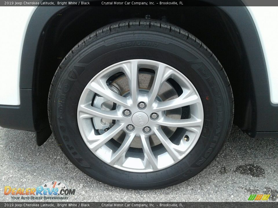 2019 Jeep Cherokee Latitude Bright White / Black Photo #20