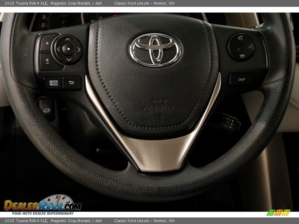 2015 Toyota RAV4 XLE Magnetic Gray Metallic / Ash Photo #7