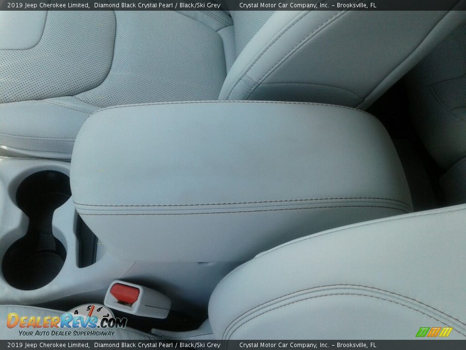 2019 Jeep Cherokee Limited Diamond Black Crystal Pearl / Black/Ski Grey Photo #18