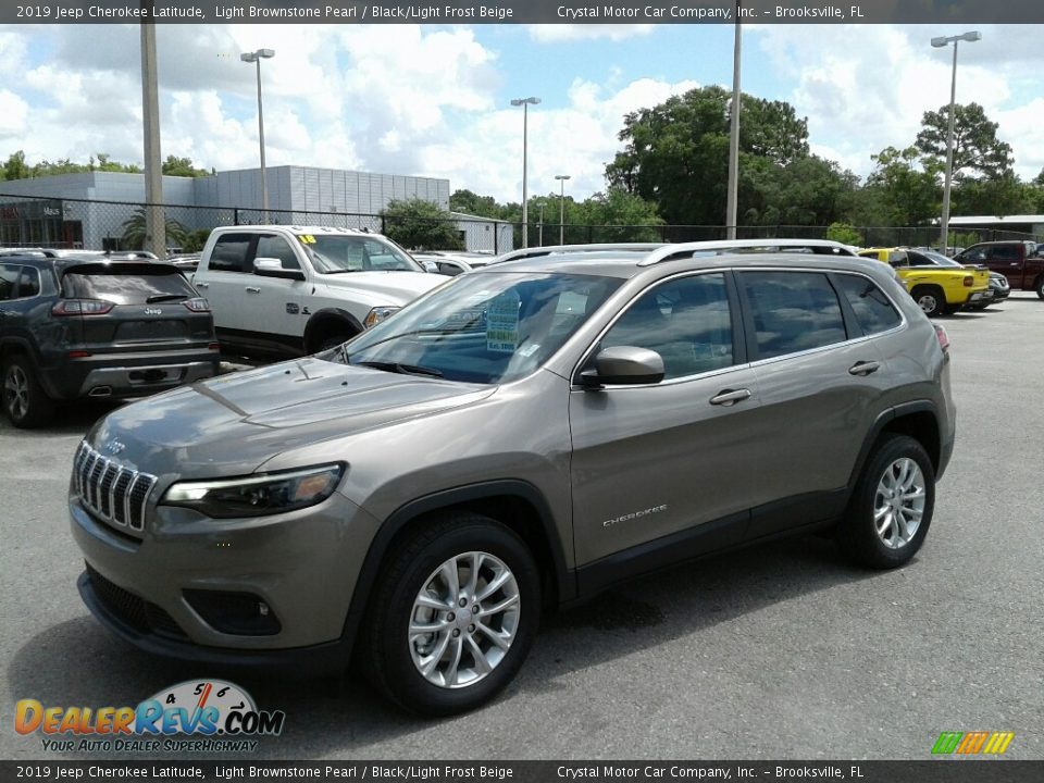 2019 Jeep Cherokee Latitude Light Brownstone Pearl / Black/Light Frost Beige Photo #1