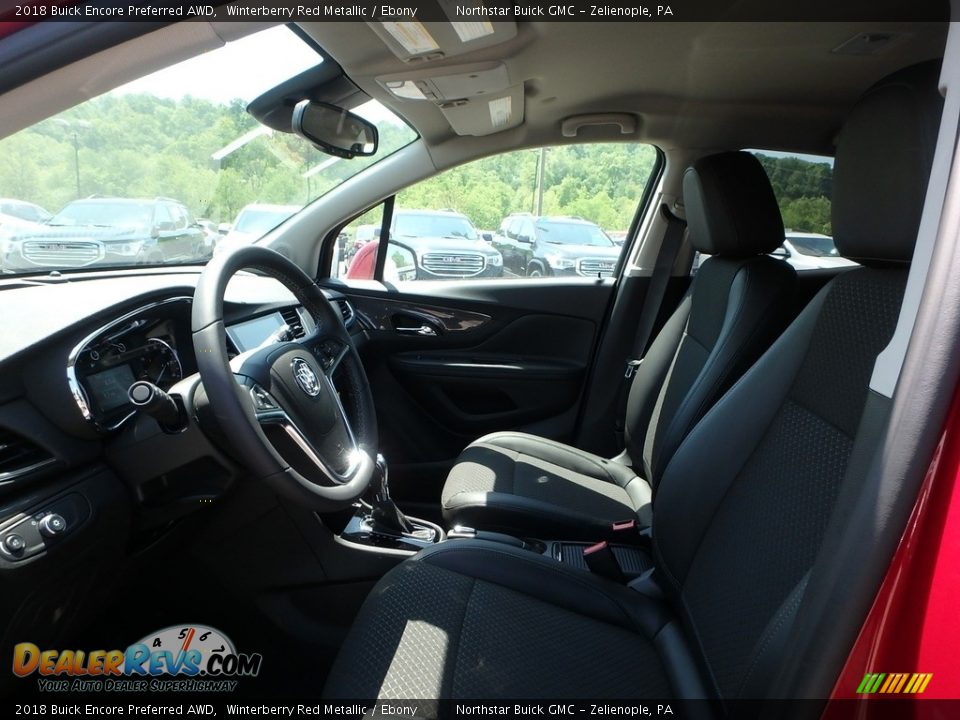 2018 Buick Encore Preferred AWD Winterberry Red Metallic / Ebony Photo #11