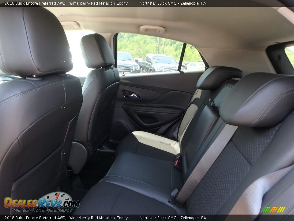 2018 Buick Encore Preferred AWD Winterberry Red Metallic / Ebony Photo #12