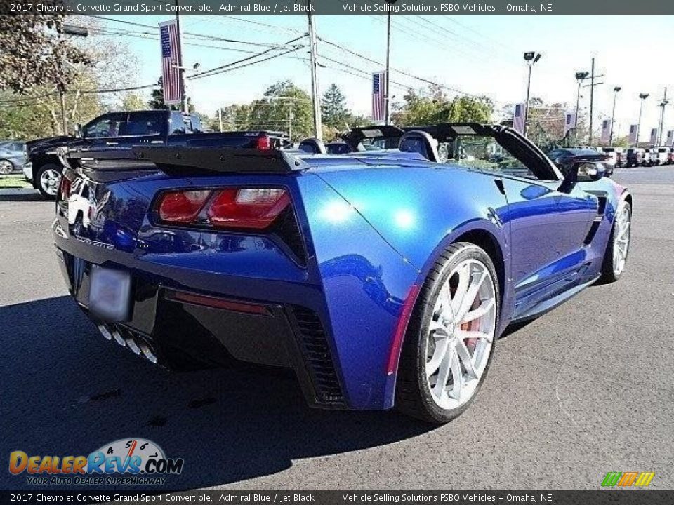 2017 Chevrolet Corvette Grand Sport Convertible Admiral Blue / Jet Black Photo #12