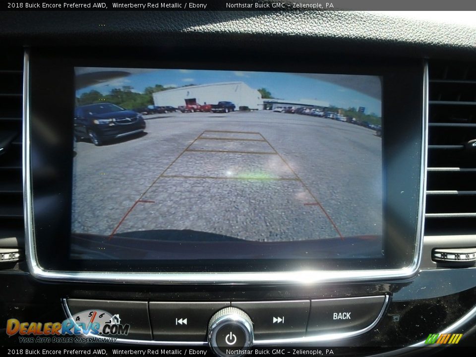 2018 Buick Encore Preferred AWD Winterberry Red Metallic / Ebony Photo #19