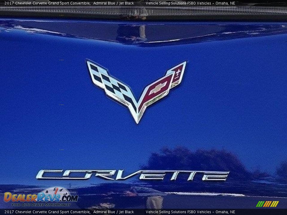 2017 Chevrolet Corvette Grand Sport Convertible Admiral Blue / Jet Black Photo #14