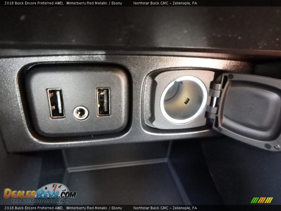 2018 Buick Encore Preferred AWD Winterberry Red Metallic / Ebony Photo #20