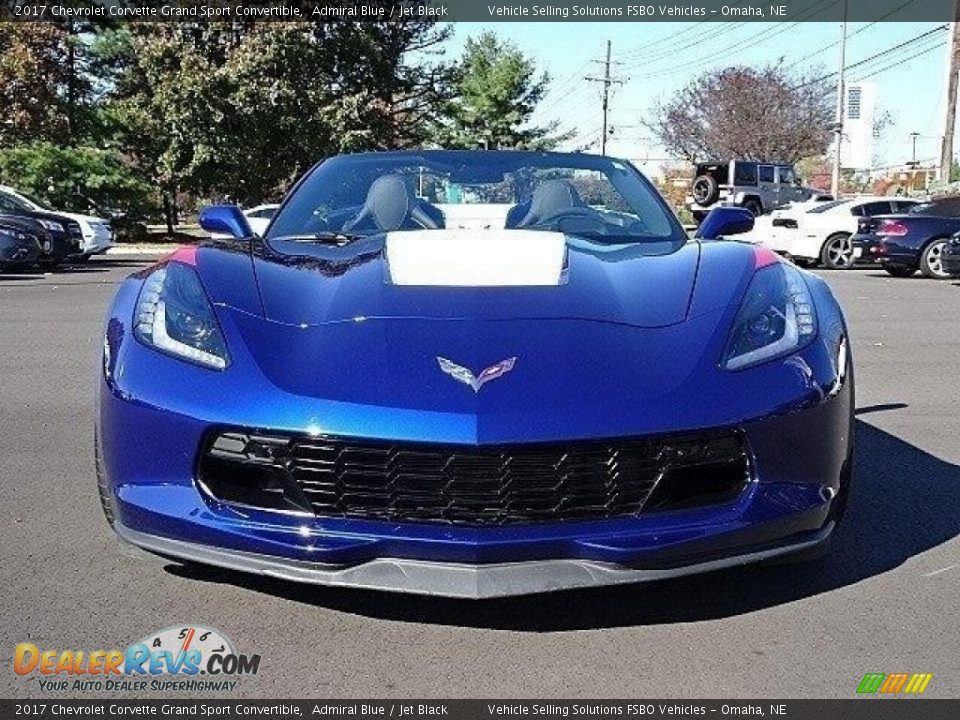 2017 Chevrolet Corvette Grand Sport Convertible Admiral Blue / Jet Black Photo #15