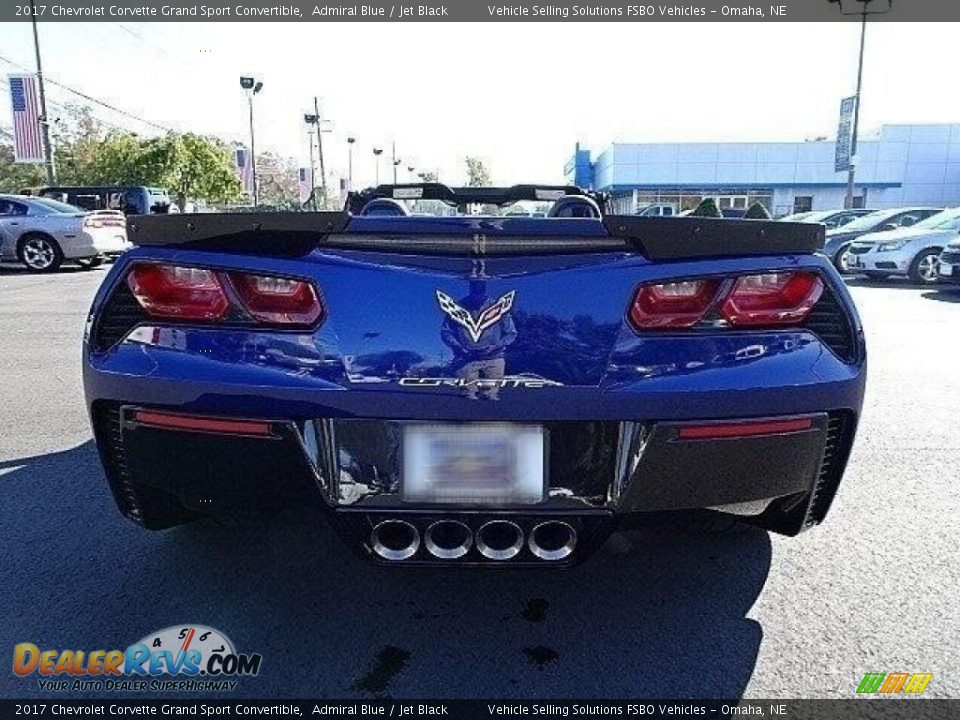 2017 Chevrolet Corvette Grand Sport Convertible Admiral Blue / Jet Black Photo #16
