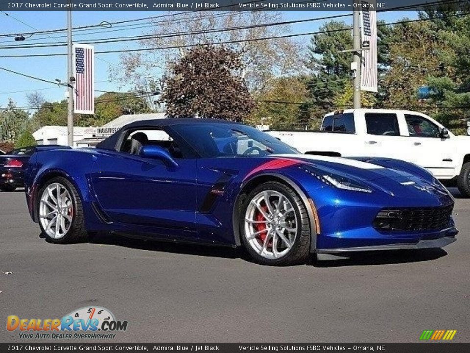 Admiral Blue 2017 Chevrolet Corvette Grand Sport Convertible Photo #18