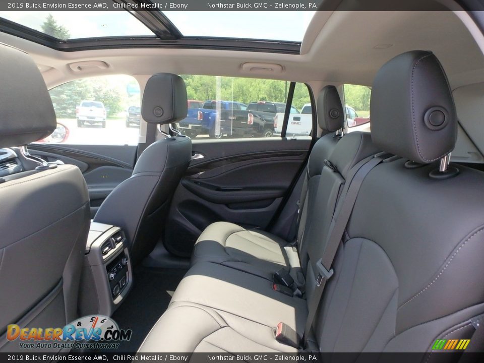 Rear Seat of 2019 Buick Envision Essence AWD Photo #11