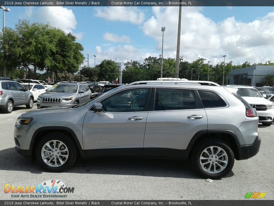 2019 Jeep Cherokee Latitude Billet Silver Metallic / Black Photo #1