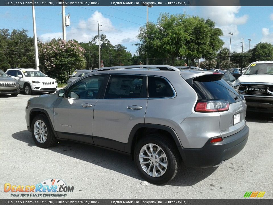 2019 Jeep Cherokee Latitude Billet Silver Metallic / Black Photo #2