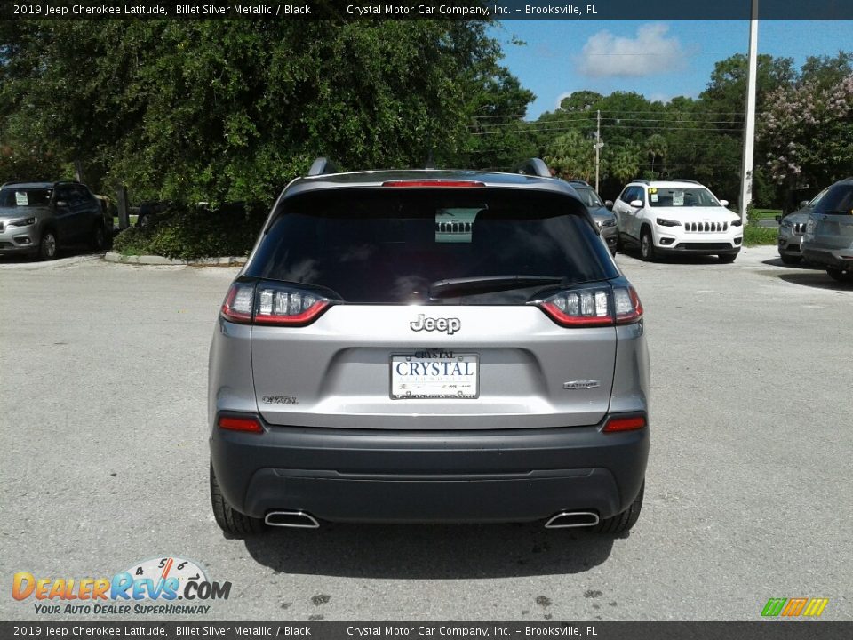 2019 Jeep Cherokee Latitude Billet Silver Metallic / Black Photo #3
