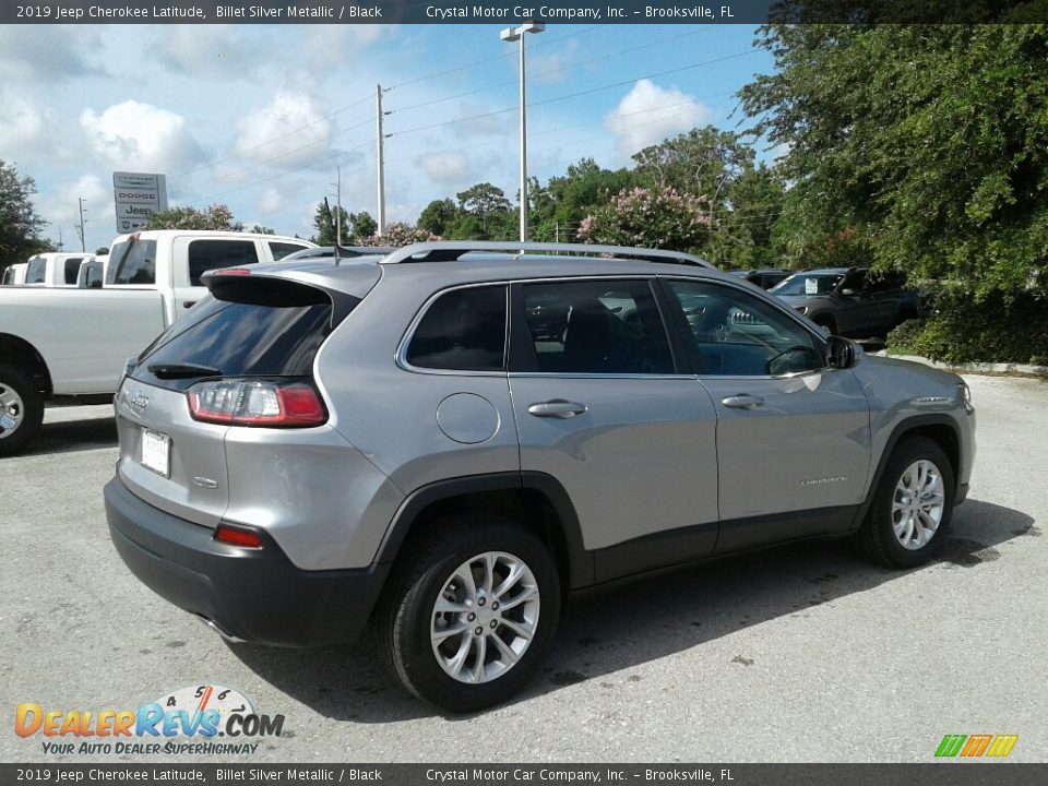 2019 Jeep Cherokee Latitude Billet Silver Metallic / Black Photo #4
