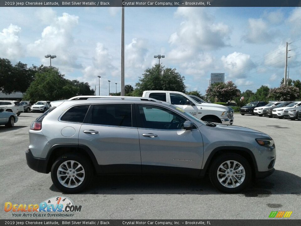 2019 Jeep Cherokee Latitude Billet Silver Metallic / Black Photo #5