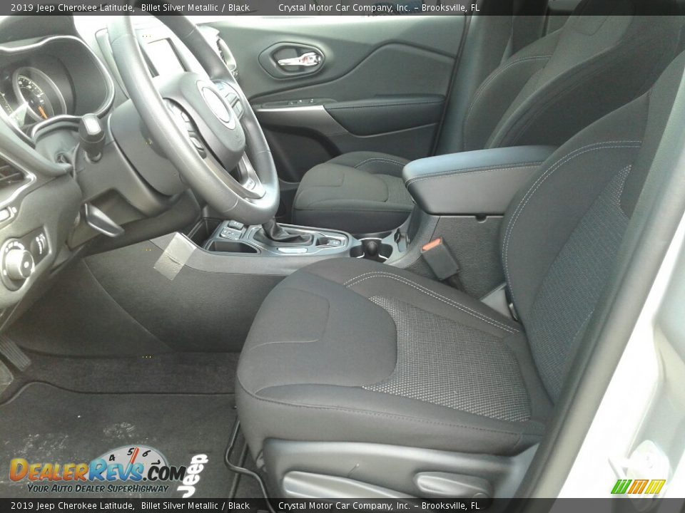 2019 Jeep Cherokee Latitude Billet Silver Metallic / Black Photo #8