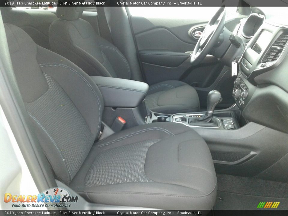 2019 Jeep Cherokee Latitude Billet Silver Metallic / Black Photo #11