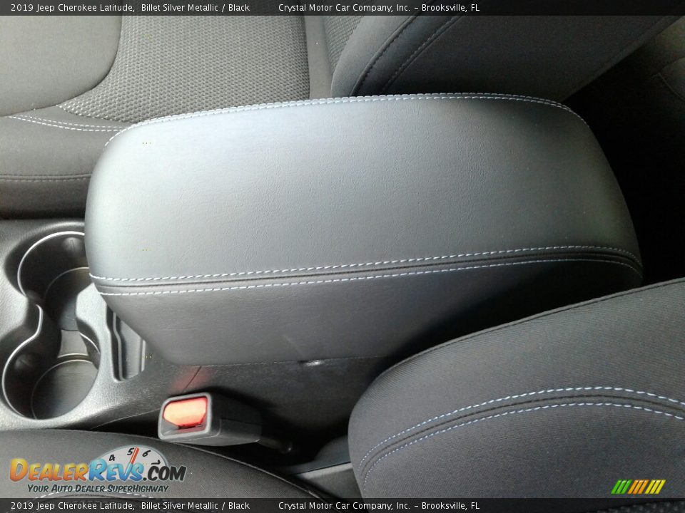 2019 Jeep Cherokee Latitude Billet Silver Metallic / Black Photo #18