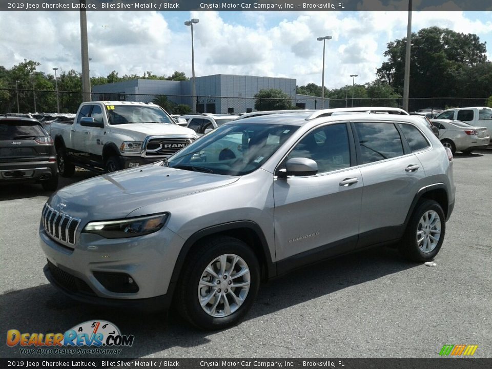 2019 Jeep Cherokee Latitude Billet Silver Metallic / Black Photo #21