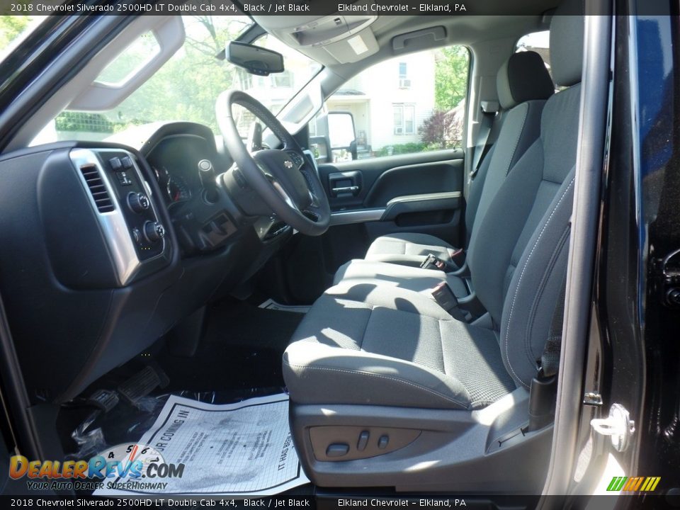 2018 Chevrolet Silverado 2500HD LT Double Cab 4x4 Black / Jet Black Photo #18