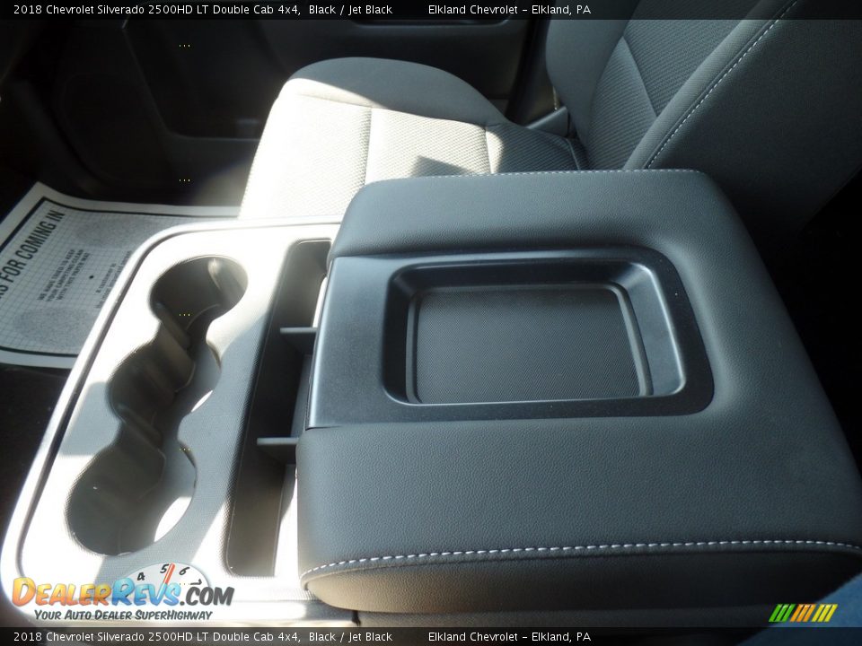 2018 Chevrolet Silverado 2500HD LT Double Cab 4x4 Black / Jet Black Photo #36