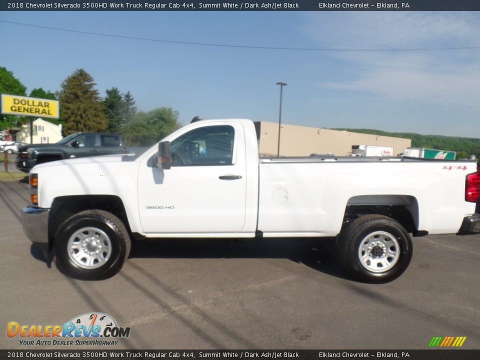 2018 Chevrolet Silverado 3500HD Work Truck Regular Cab 4x4 Summit White / Dark Ash/Jet Black Photo #1