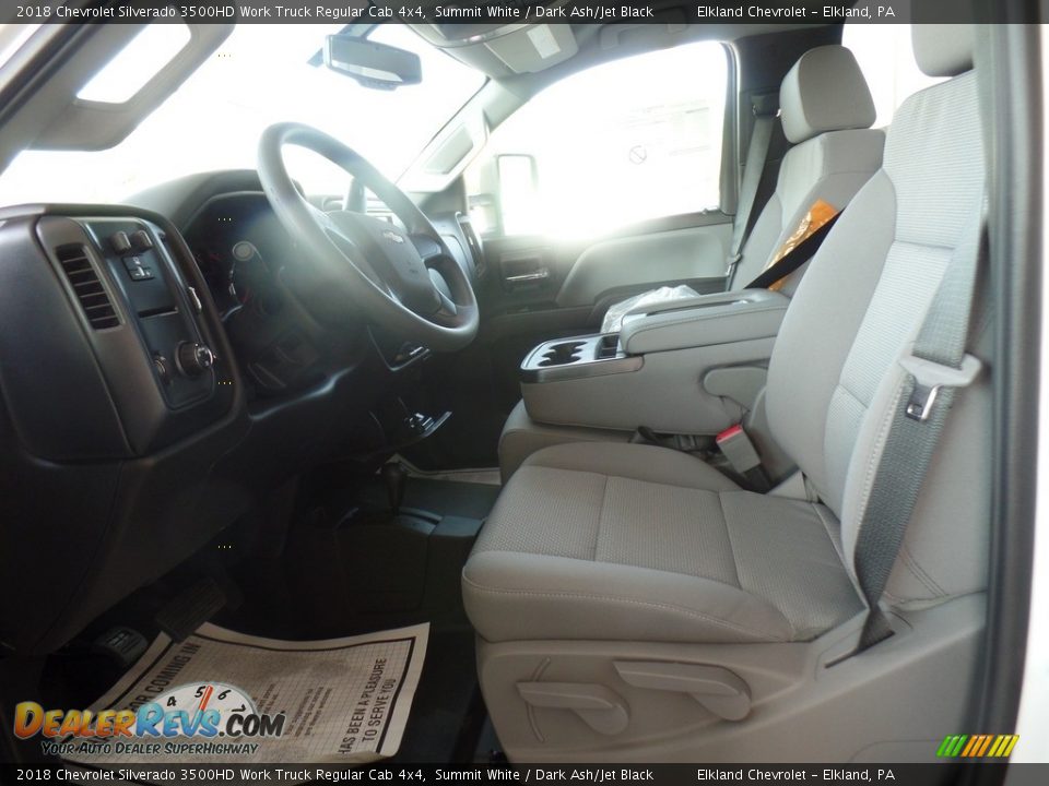 2018 Chevrolet Silverado 3500HD Work Truck Regular Cab 4x4 Summit White / Dark Ash/Jet Black Photo #15