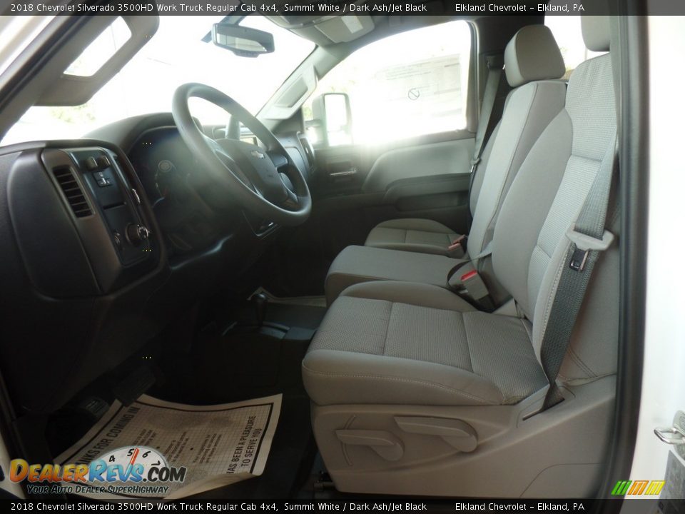 2018 Chevrolet Silverado 3500HD Work Truck Regular Cab 4x4 Summit White / Dark Ash/Jet Black Photo #16