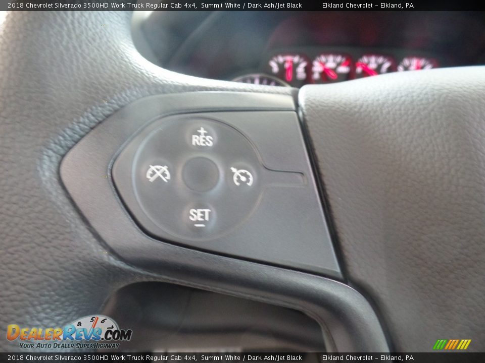 2018 Chevrolet Silverado 3500HD Work Truck Regular Cab 4x4 Summit White / Dark Ash/Jet Black Photo #21