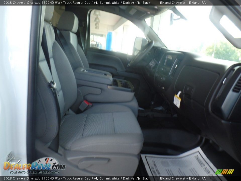 2018 Chevrolet Silverado 3500HD Work Truck Regular Cab 4x4 Summit White / Dark Ash/Jet Black Photo #35