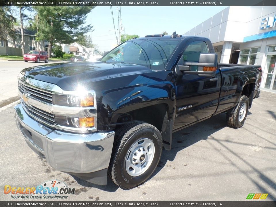 2018 Chevrolet Silverado 2500HD Work Truck Regular Cab 4x4 Black / Dark Ash/Jet Black Photo #1