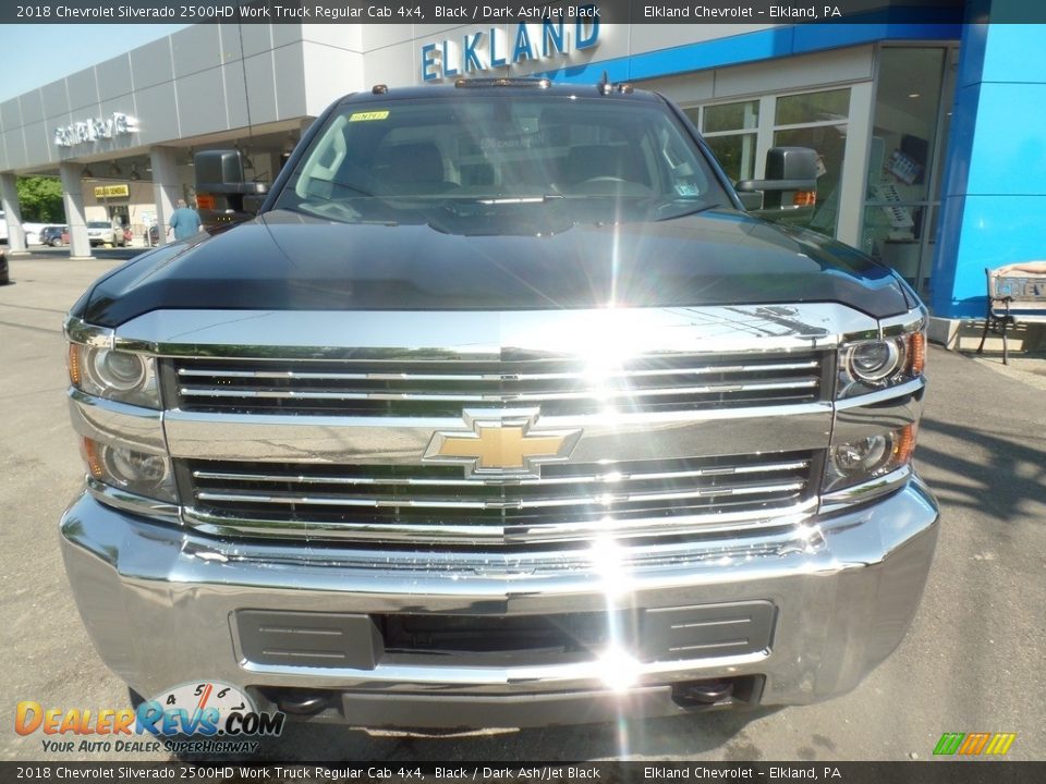 2018 Chevrolet Silverado 2500HD Work Truck Regular Cab 4x4 Black / Dark Ash/Jet Black Photo #2
