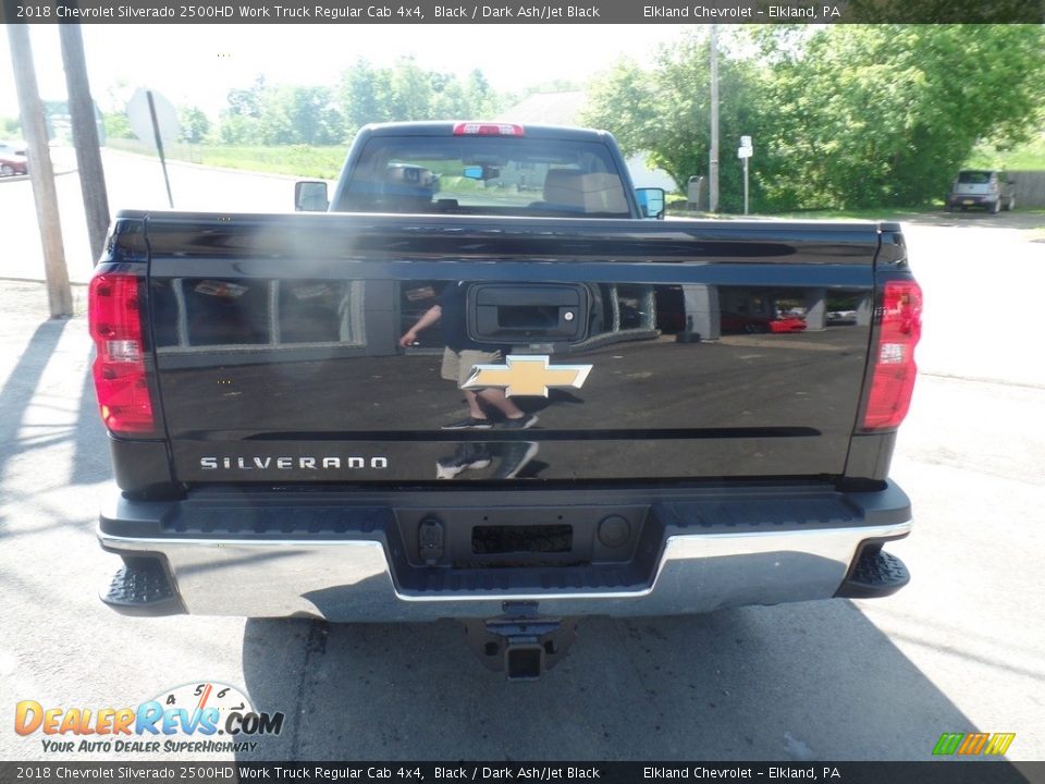 2018 Chevrolet Silverado 2500HD Work Truck Regular Cab 4x4 Black / Dark Ash/Jet Black Photo #6