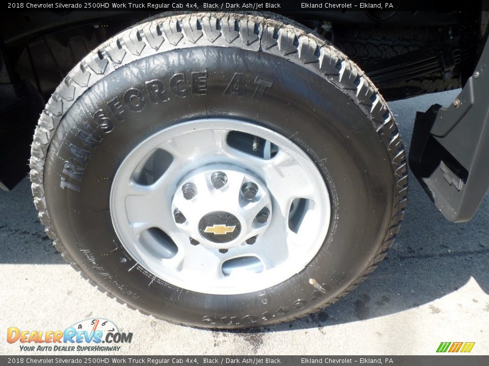 2018 Chevrolet Silverado 2500HD Work Truck Regular Cab 4x4 Black / Dark Ash/Jet Black Photo #9
