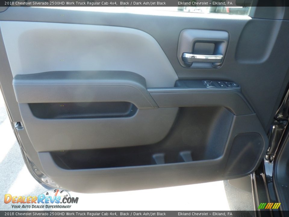 2018 Chevrolet Silverado 2500HD Work Truck Regular Cab 4x4 Black / Dark Ash/Jet Black Photo #14