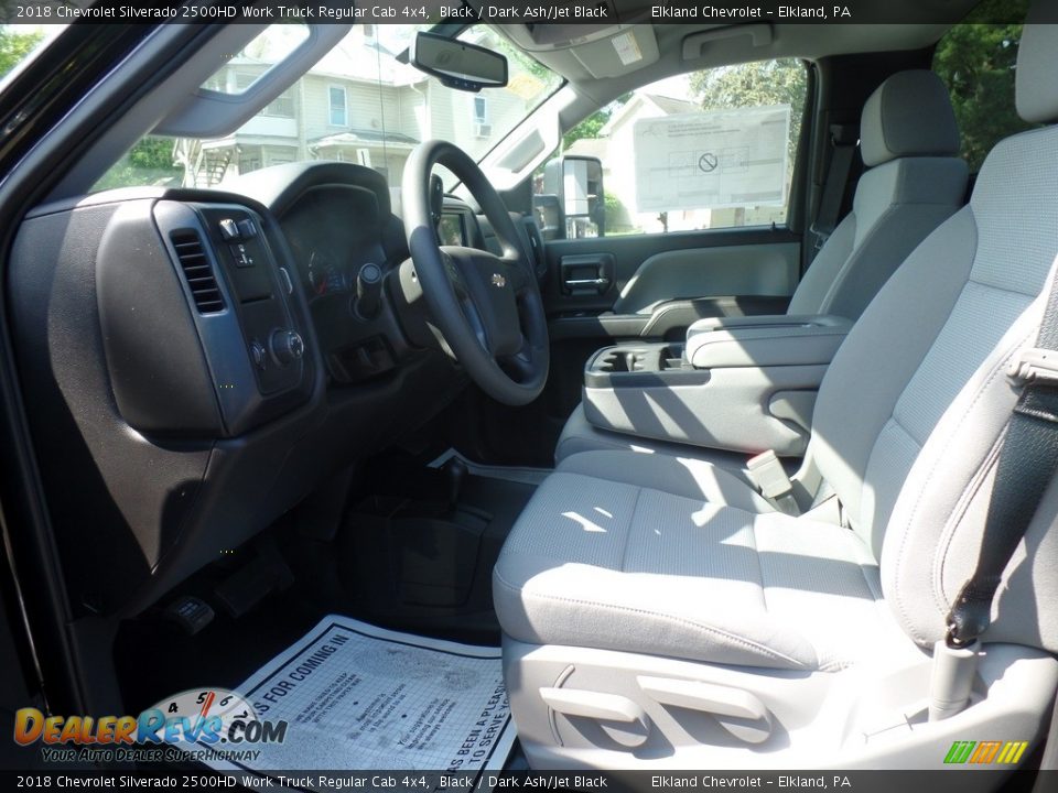 Front Seat of 2018 Chevrolet Silverado 2500HD Work Truck Regular Cab 4x4 Photo #16
