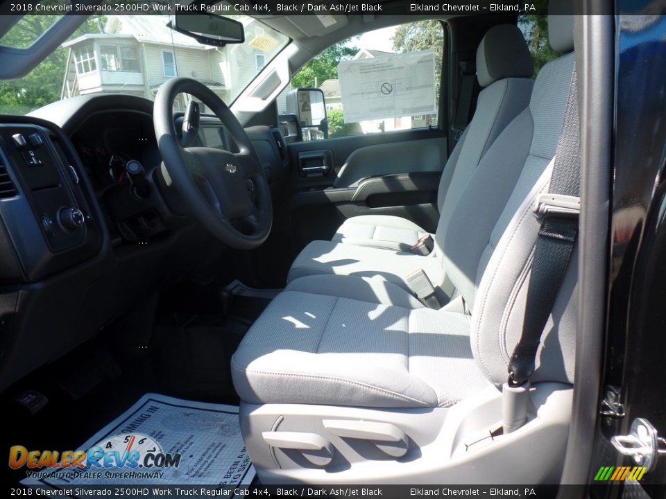 Front Seat of 2018 Chevrolet Silverado 2500HD Work Truck Regular Cab 4x4 Photo #17
