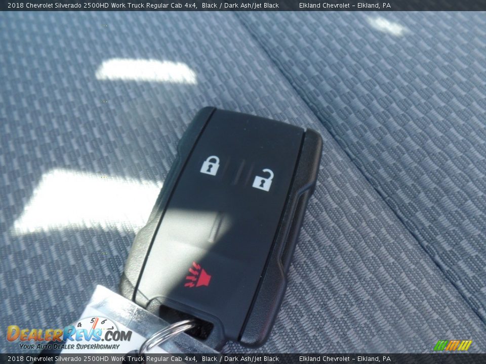 2018 Chevrolet Silverado 2500HD Work Truck Regular Cab 4x4 Black / Dark Ash/Jet Black Photo #18