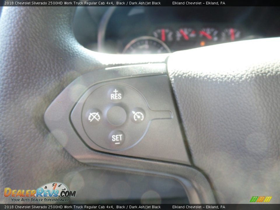 2018 Chevrolet Silverado 2500HD Work Truck Regular Cab 4x4 Black / Dark Ash/Jet Black Photo #22