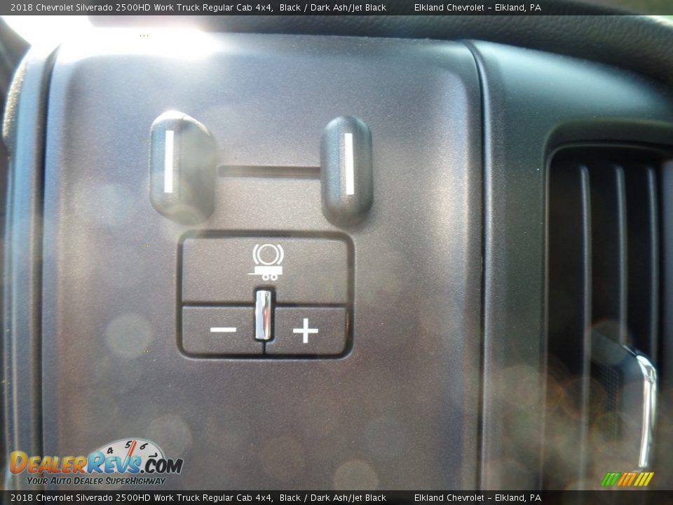 2018 Chevrolet Silverado 2500HD Work Truck Regular Cab 4x4 Black / Dark Ash/Jet Black Photo #24