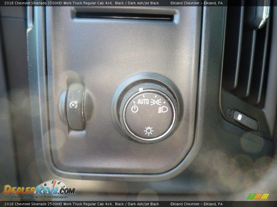 2018 Chevrolet Silverado 2500HD Work Truck Regular Cab 4x4 Black / Dark Ash/Jet Black Photo #25