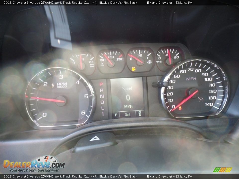 2018 Chevrolet Silverado 2500HD Work Truck Regular Cab 4x4 Gauges Photo #26