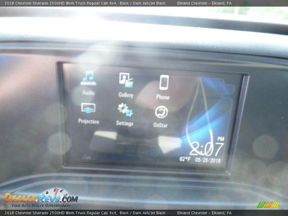 2018 Chevrolet Silverado 2500HD Work Truck Regular Cab 4x4 Black / Dark Ash/Jet Black Photo #29