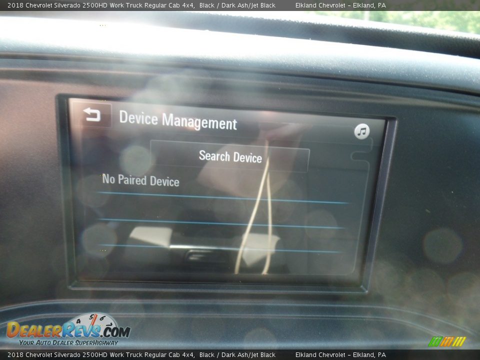 2018 Chevrolet Silverado 2500HD Work Truck Regular Cab 4x4 Black / Dark Ash/Jet Black Photo #31