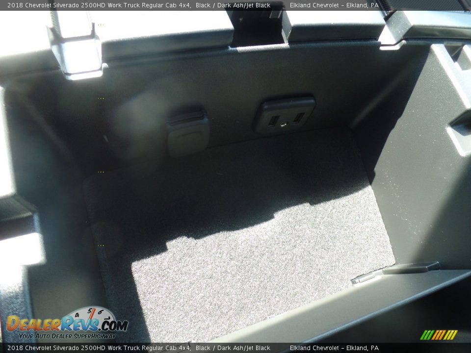 2018 Chevrolet Silverado 2500HD Work Truck Regular Cab 4x4 Black / Dark Ash/Jet Black Photo #34