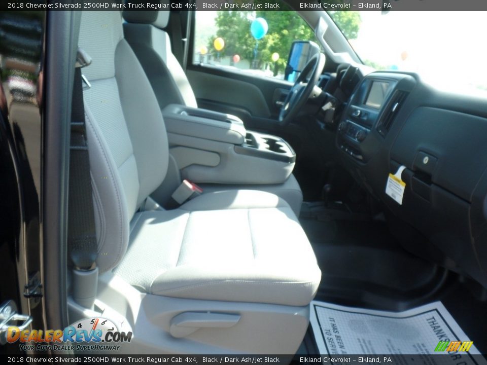 2018 Chevrolet Silverado 2500HD Work Truck Regular Cab 4x4 Black / Dark Ash/Jet Black Photo #36