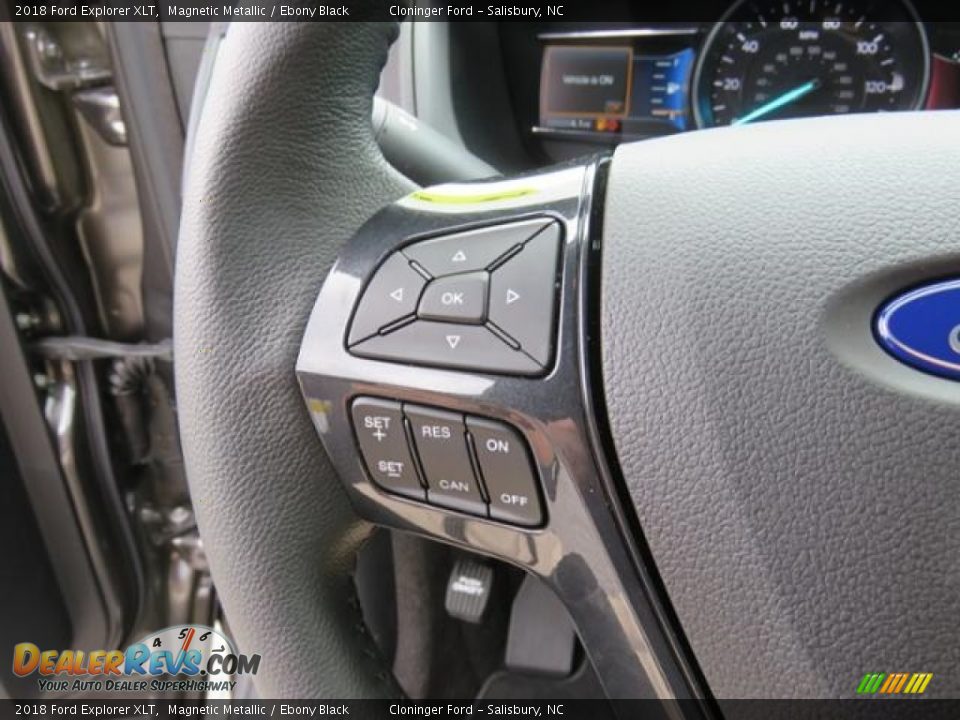 2018 Ford Explorer XLT Magnetic Metallic / Ebony Black Photo #17